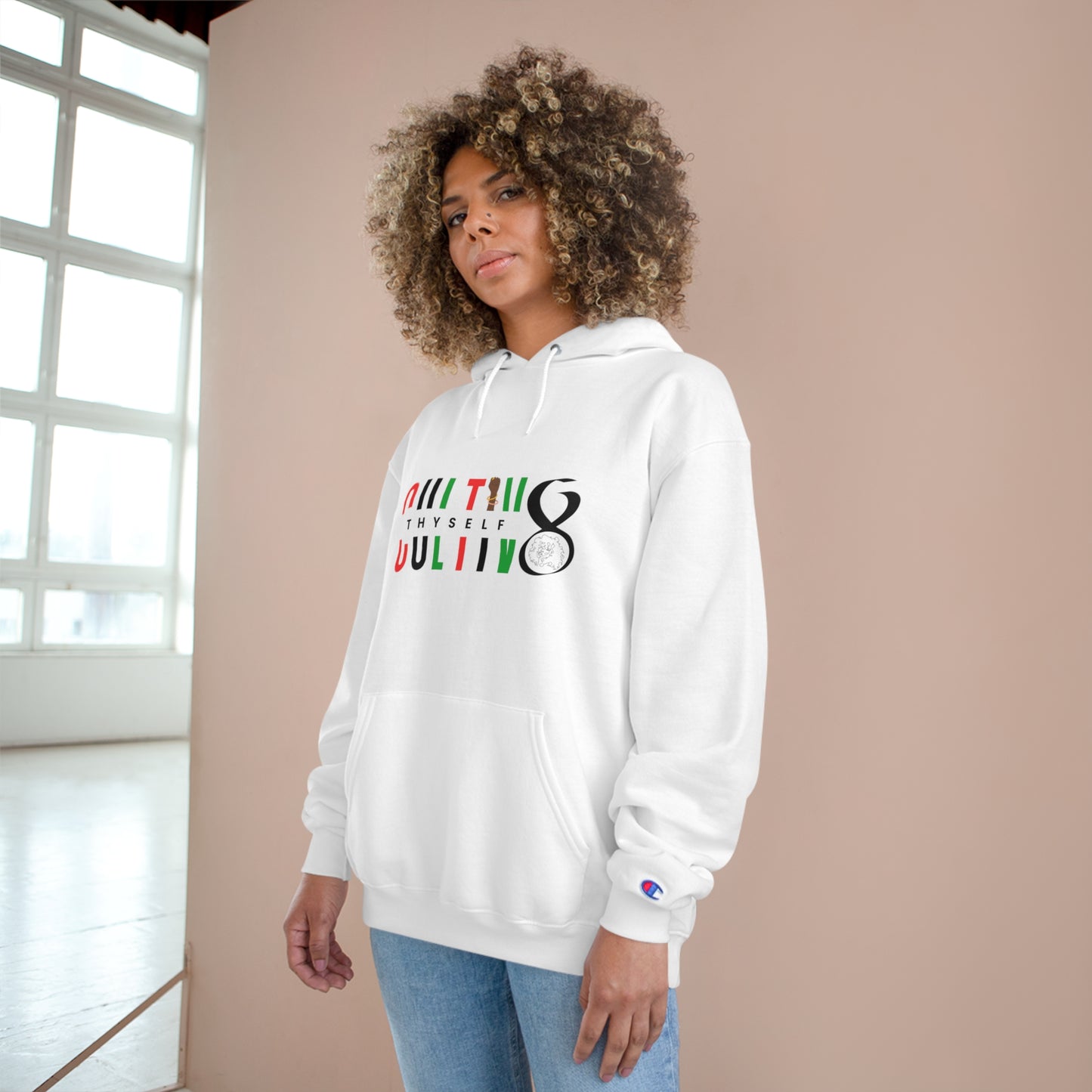 Black, Blessed, and Beautiful: Cultiv8 Thyself Champion Hoodie