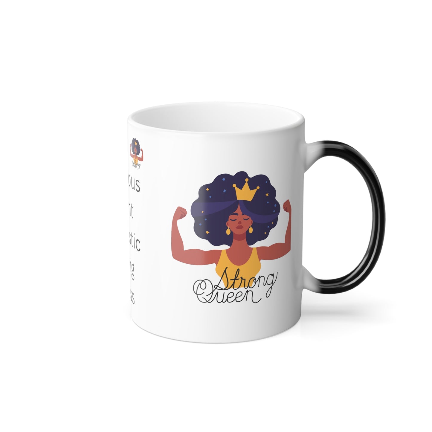 Crown of Power: Strong Queen Color-Changing Mug, 11oz