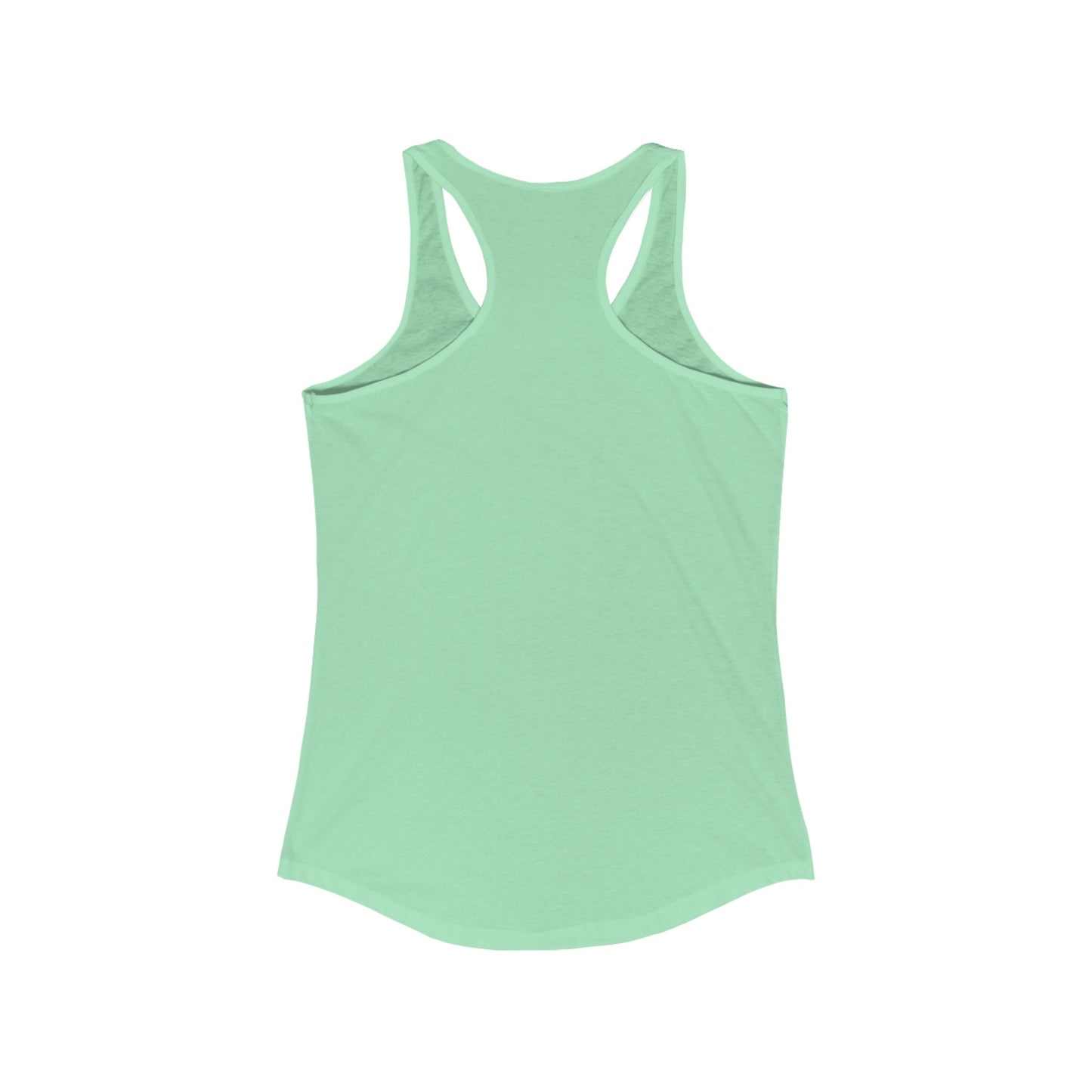 Copy of Copy of Lets GEt it Om_Pink Writig_Women's Ideal Racerback Tank