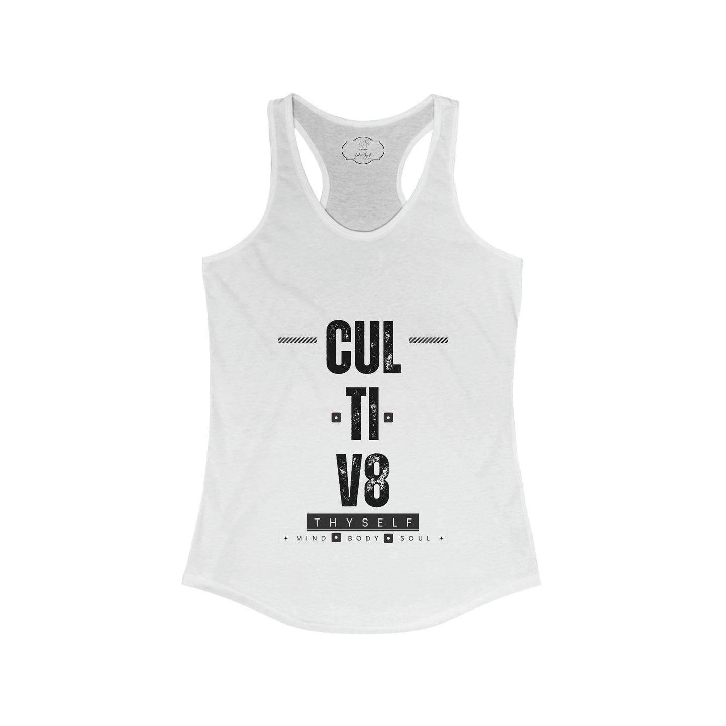 Bold Empowement: Cultiv8 Thyself Racerback Tank