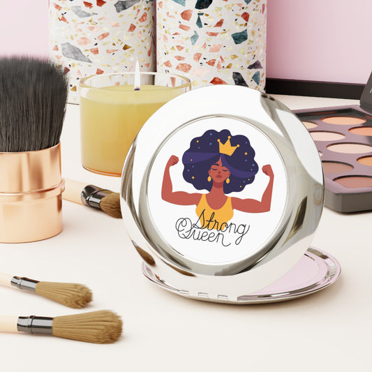 Royal Reflections: Empowerment Compact Travel Mirror