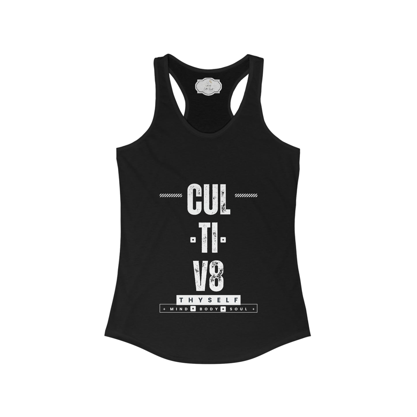 Bold Empowement: Cultiv8 Thyself Racerback Tank