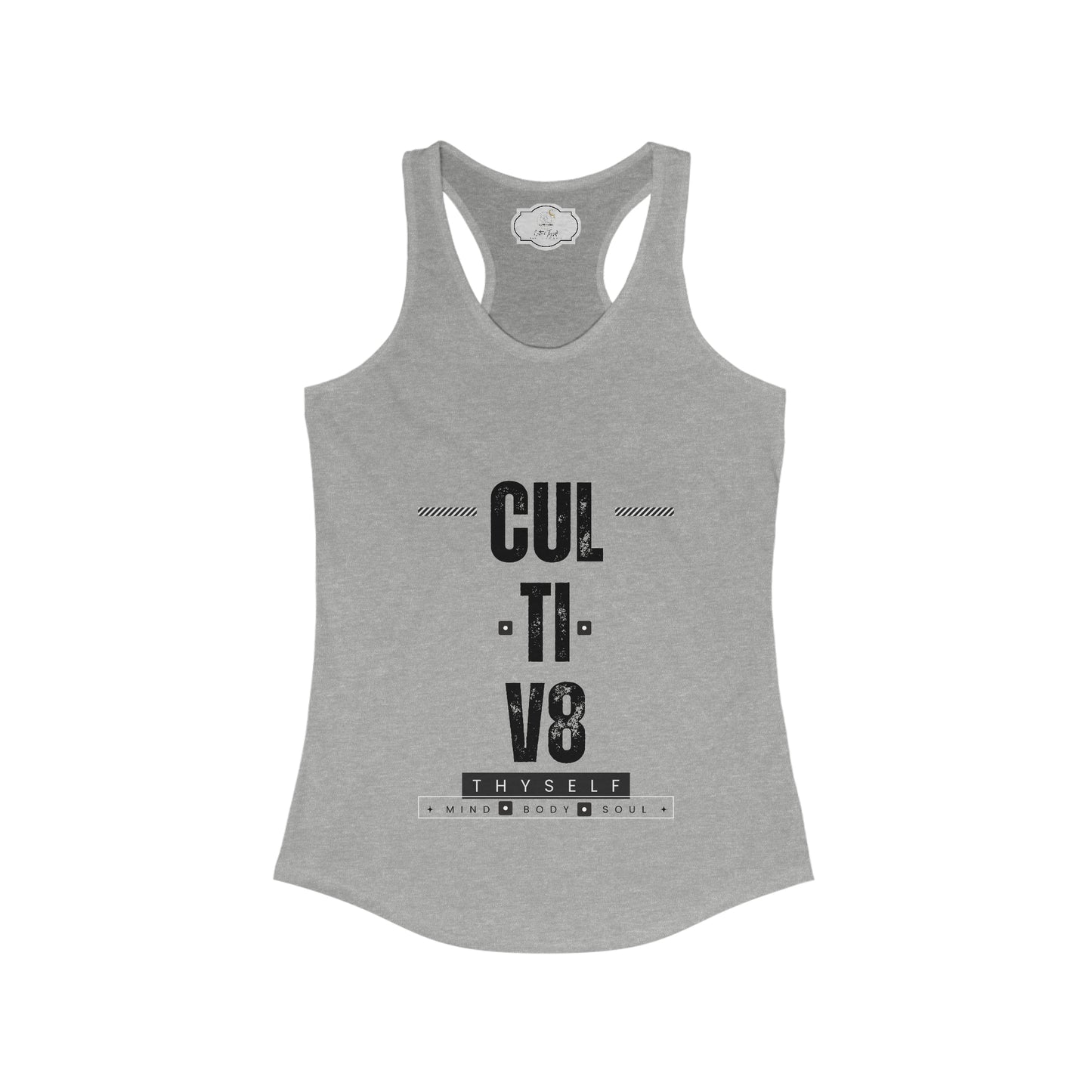 Bold Empowement: Cultiv8 Thyself Racerback Tank