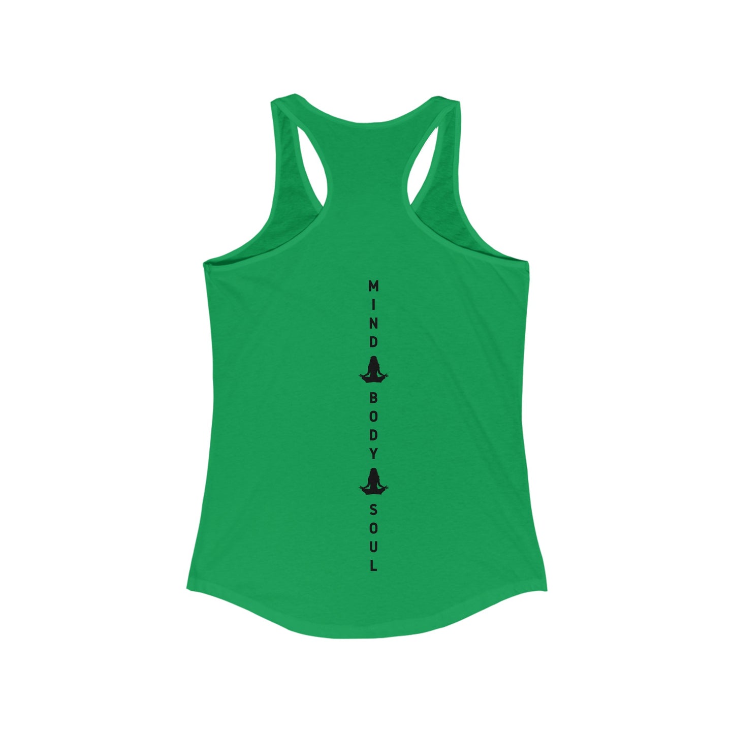 Copy of Lets GEt it Om_Pink Writig_Women's Ideal Racerback Tank